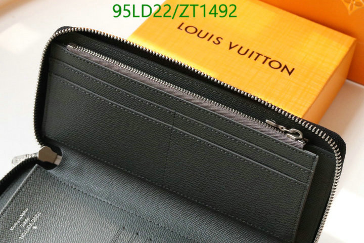 LV Bags-(Mirror)-Wallet-,Code: ZT1492,$: 95USD