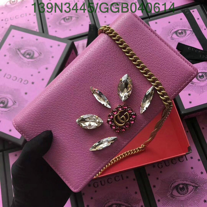 Gucci Bag-(Mirror)-Diagonal-,Code:GGB040614,