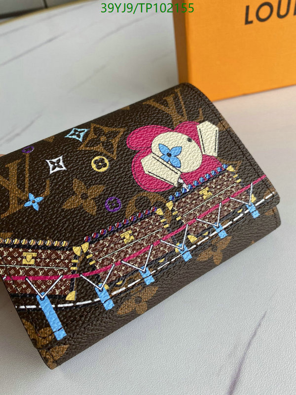 LV Bags-(4A)-Wallet-,Code: TP102155,$: 39USD