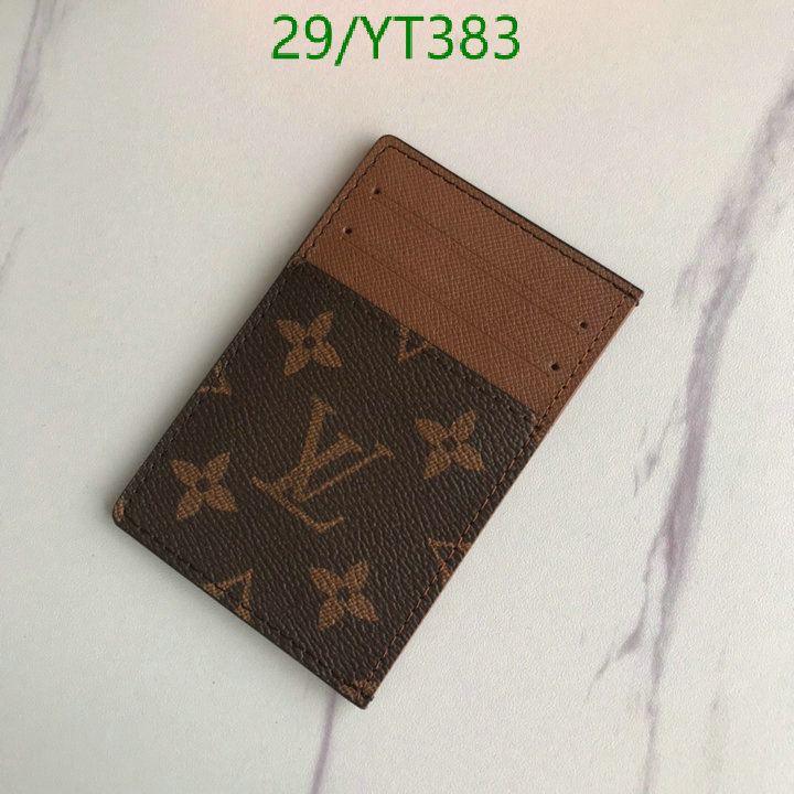 LV Bags-(4A)-Wallet-,Code: YT383,$: 29USD