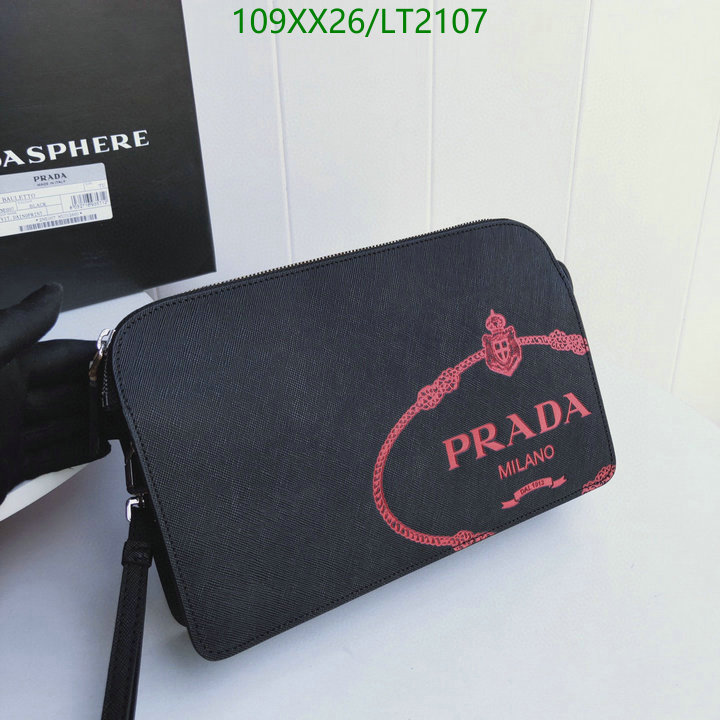 Prada Bag-(Mirror)-Wallet-,Code: LT2107,$: 105USD