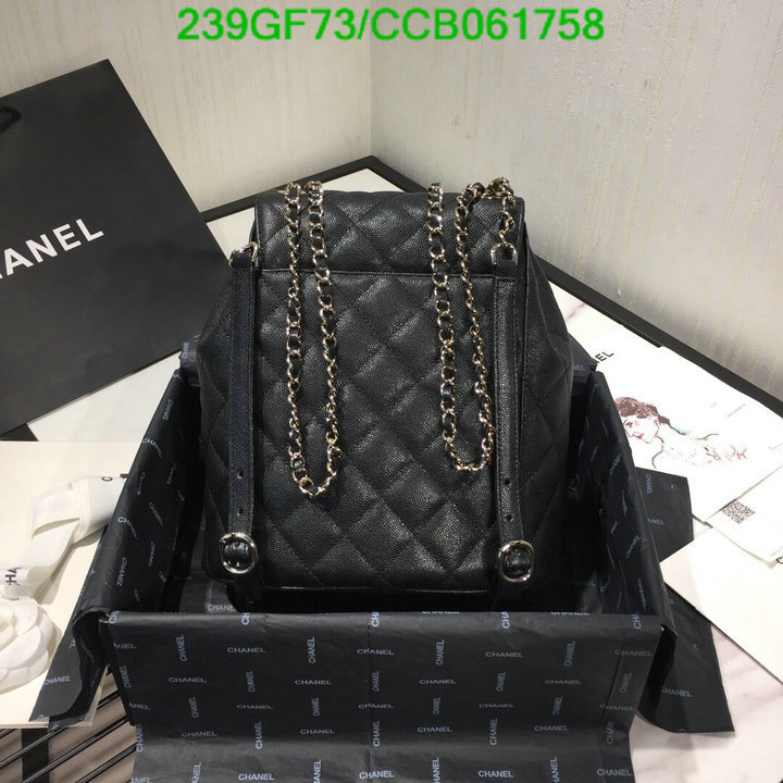 Chanel Bags -(Mirror)-Backpack-,Code: CCB061758,$: 239USD