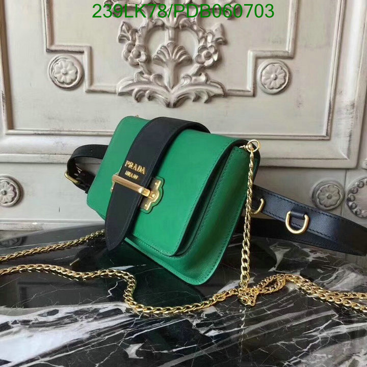 Prada Bag-(Mirror)-Diagonal-,Code: PDB060703,$: 239USD