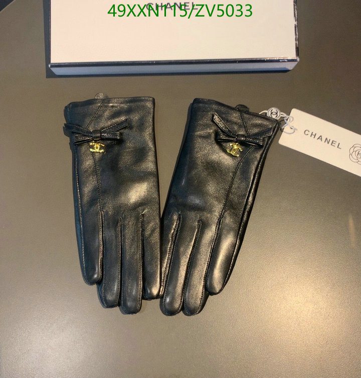 Gloves-Chanel, Code: ZV5033,$: 49USD