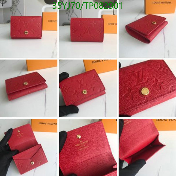 LV Bags-(4A)-Wallet-,Code: TP082901,$: 35USD