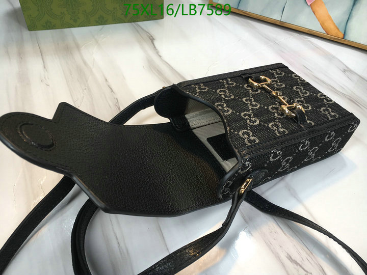 Gucci Bag-(4A)-Horsebit-,Code: LB7589,$: 75USD