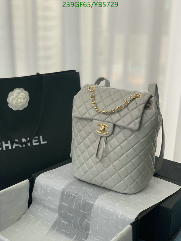 Chanel Bags -(Mirror)-Backpack-,Code: YB5729,$: 239USD