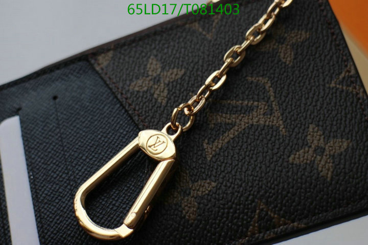 LV Bags-(Mirror)-Wallet-,Code: T081403,$: 65USD