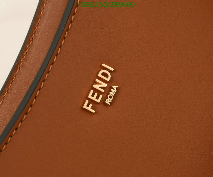 Fendi Bag-(Mirror)-Handbag-,Code: ZB9690,$: 189USD