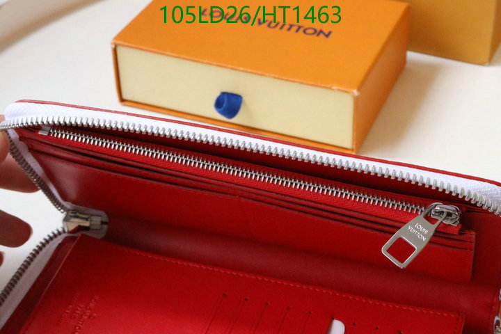 LV Bags-(Mirror)-Wallet-,Code: HT1463,$: 105USD