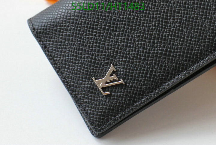 LV Bags-(Mirror)-Wallet-,Code: HT1483,$: 55USD