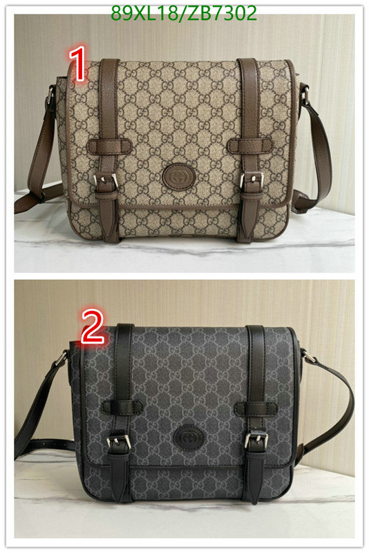 Gucci Bag-(4A)-Diagonal-,Code: ZB7302,$: 89USD