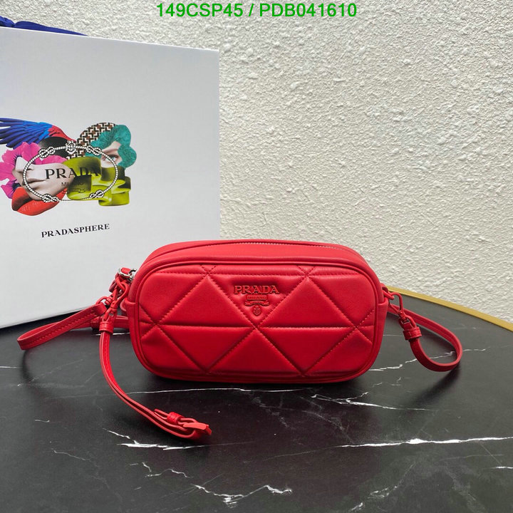 Prada Bag-(Mirror)-Diagonal-,Code: PDB041610,$: 149USD