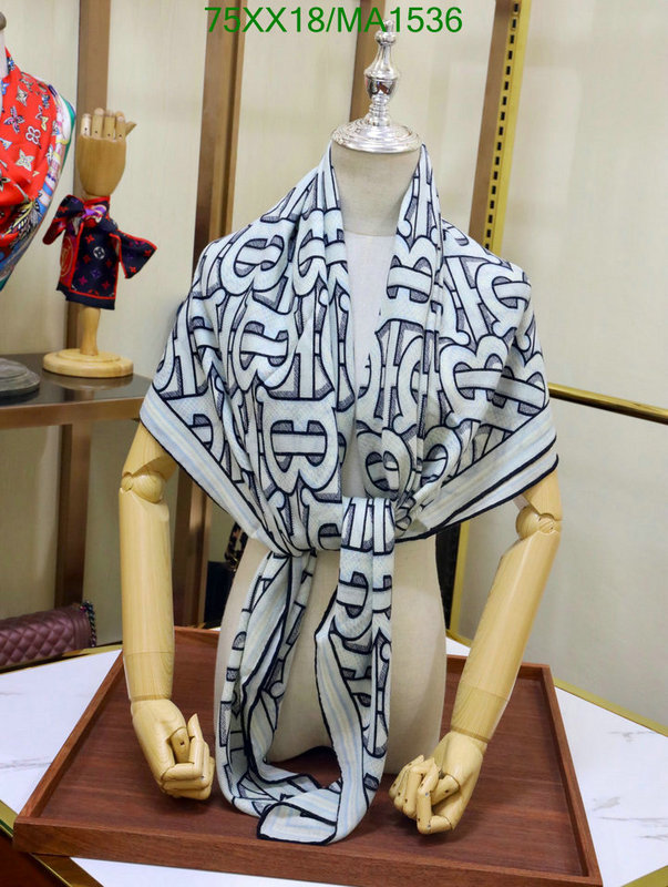 Scarf-Burberry, Code:MA1536,$: 75USD