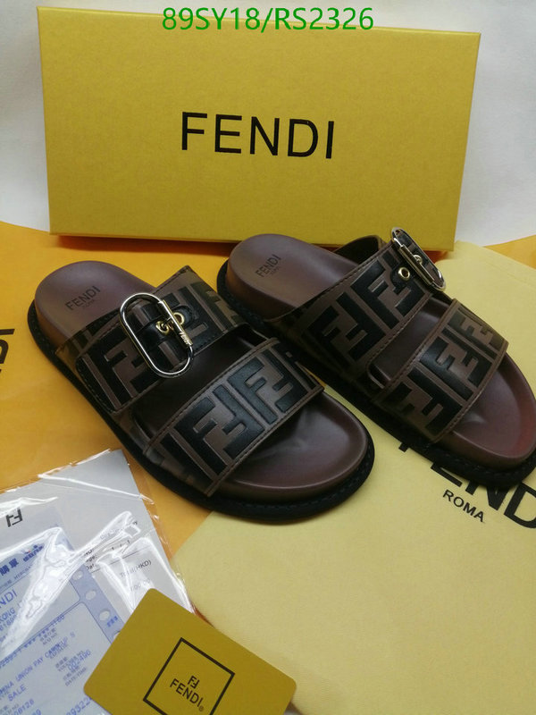 Men shoes-Fendi, Code: RS2326,$: 89USD