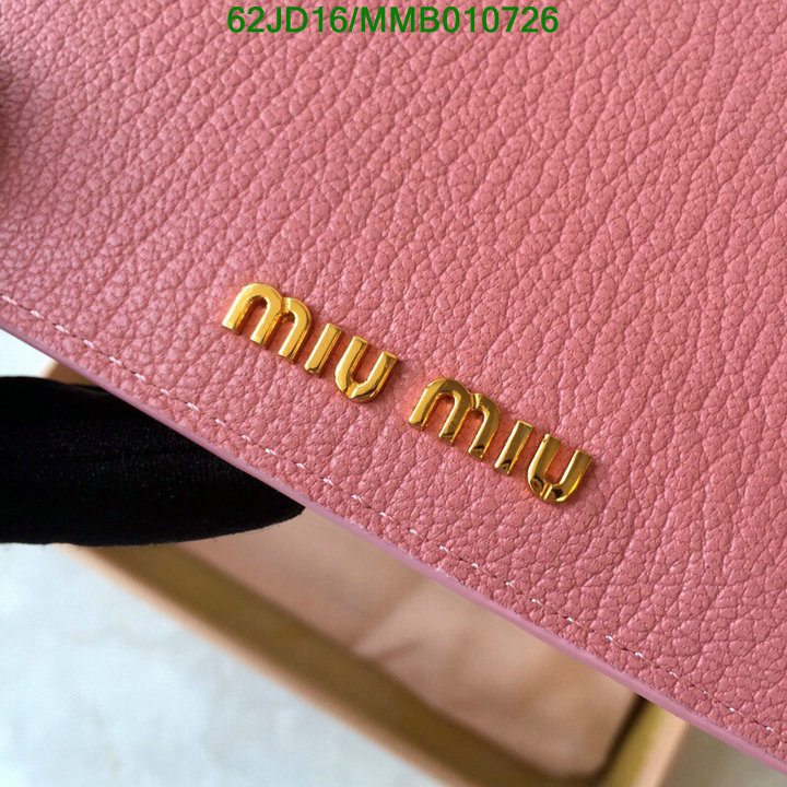 Miu Miu Bag-(Mirror)-Wallet-,Code: MMB010726,$: 62USD