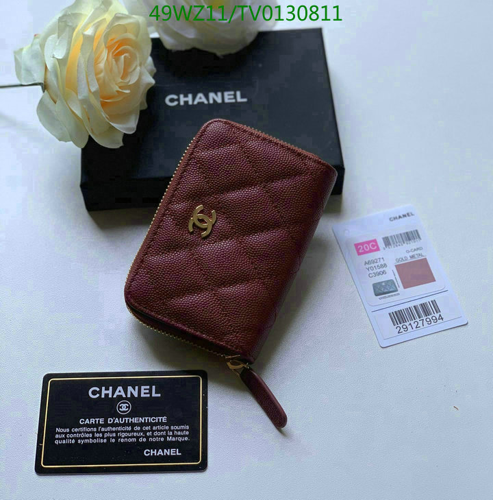 Chanel Bags ( 4A )-Wallet-,Code: TV0130811,$: 49USD