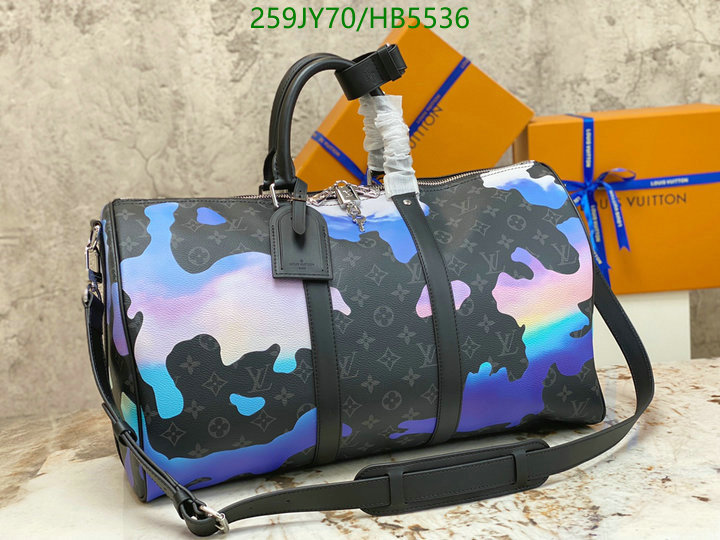 LV Bags-(Mirror)-Keepall BandouliRe 45-50-,Code: HB5536,$: 259USD