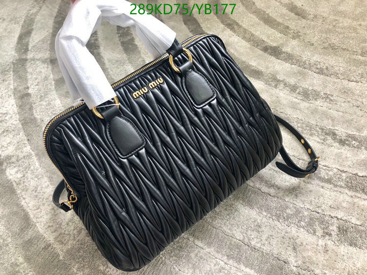 Miu Miu Bag-(Mirror)-Handbag-,Code: YB177,$: 289USD