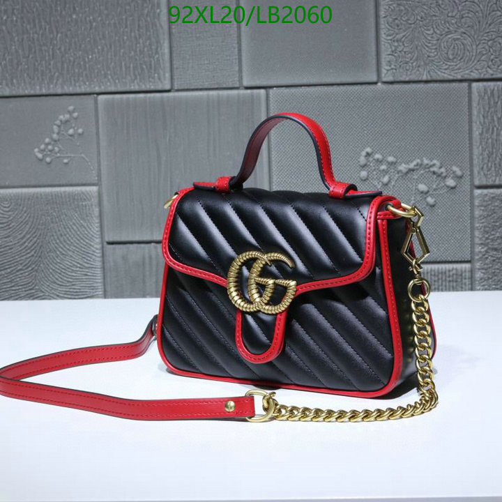 Gucci Bag-(4A)-Marmont,Code: LB2060,$: 92USD