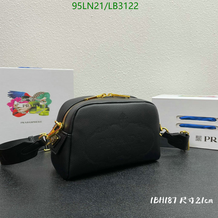 Prada Bag-(4A)-Diagonal-,Code: LB3122,$: 95USD
