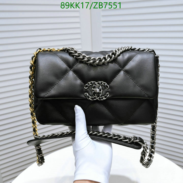 Chanel Bags ( 4A )-Diagonal-,Code: ZB7551,$: 89USD