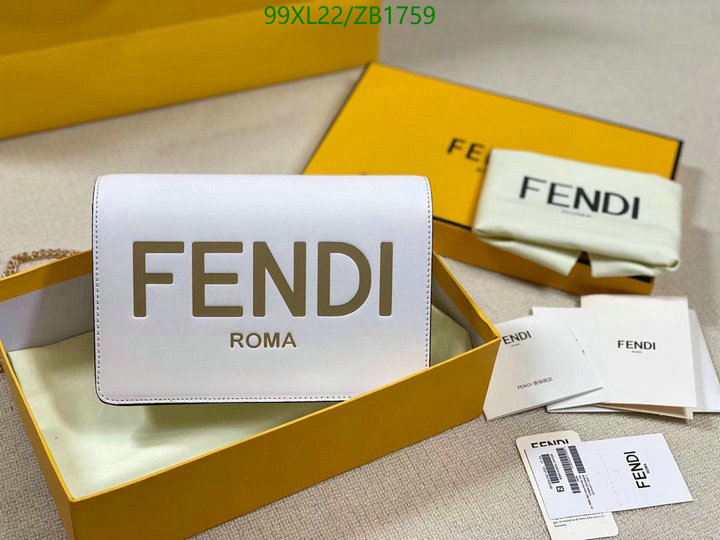 Fendi Bag-(4A)-Diagonal-,Code: ZB1759,$: 99USD