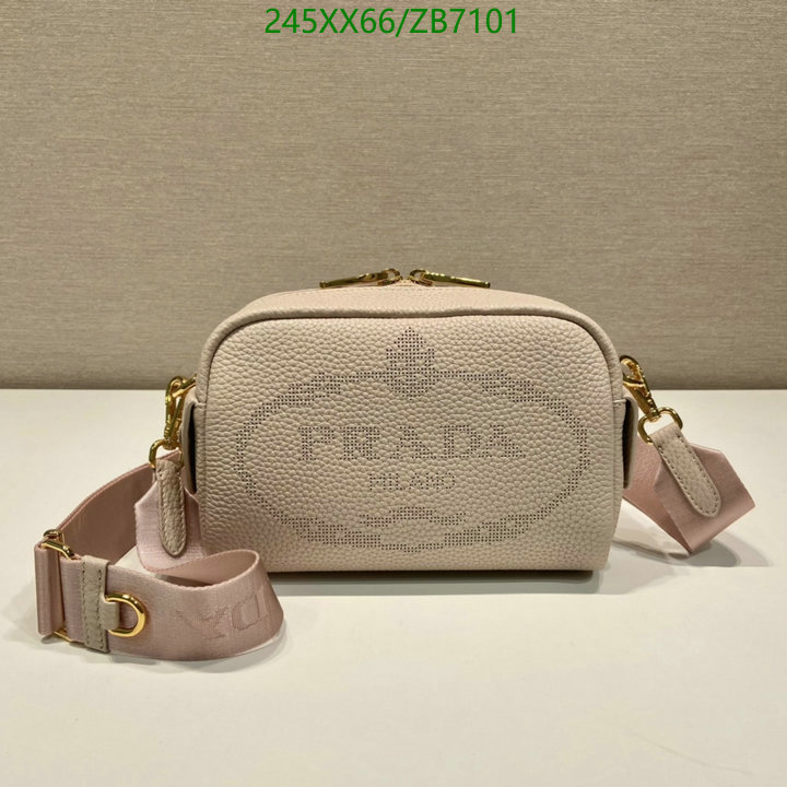 Prada Bag-(Mirror)-Diagonal-,Code: ZB7101,$: 245USD