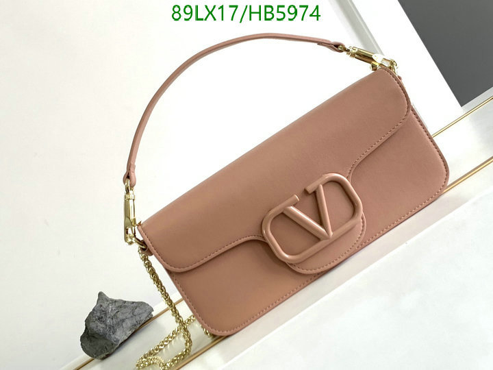 Valentino Bag-(4A)-LOC-V Logo ,Code: HB5974,$: 89USD