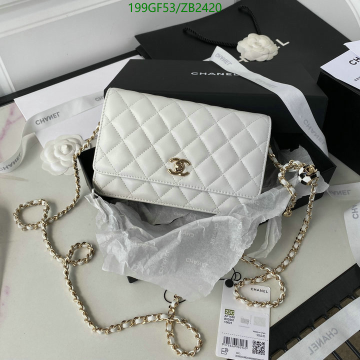 Chanel Bags -(Mirror)-Diagonal-,Code: ZB2420,$: 199USD