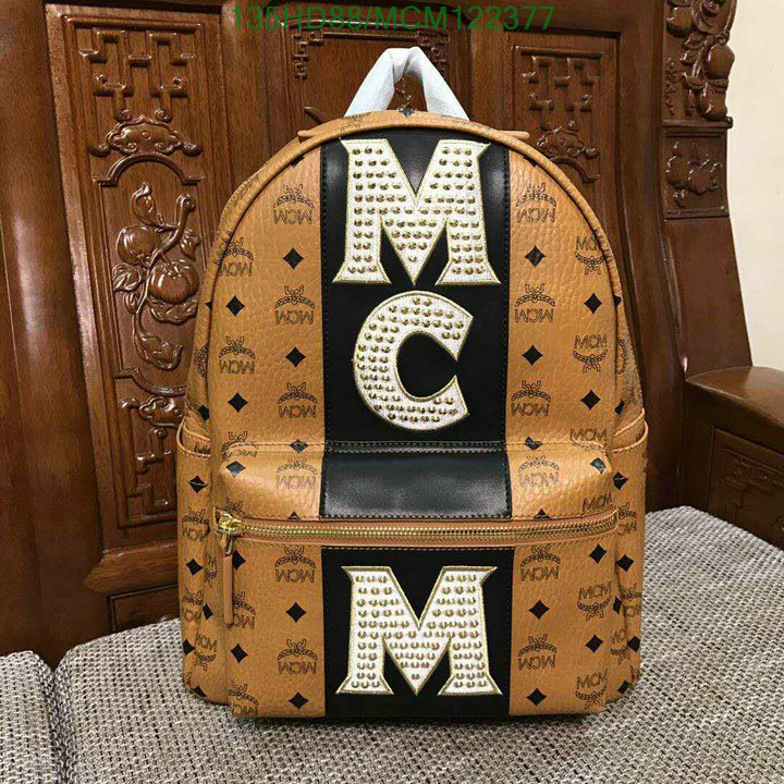MCM Bag-(Mirror)-Backpack-,Code: MCB122377,$:135USD