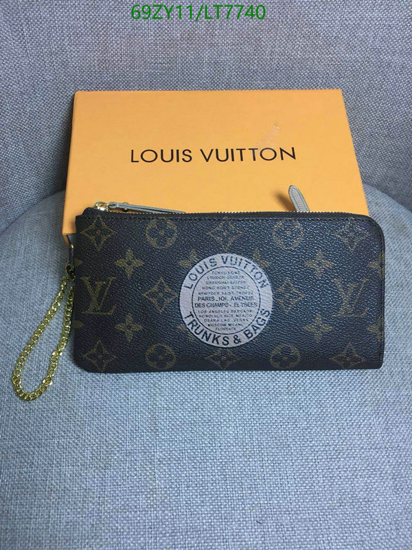 LV Bags-(4A)-Wallet-,Code: LT7740,$: 69USD