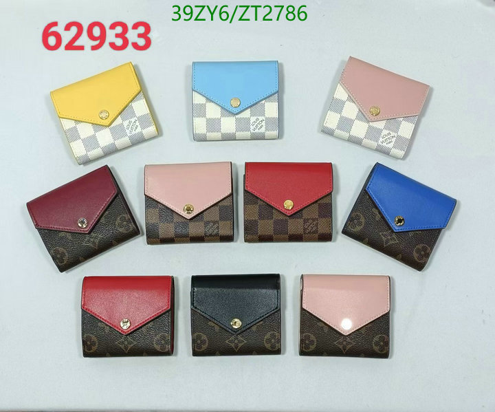 LV Bags-(4A)-Wallet-,Code: ZT2786,$: 39USD