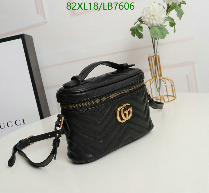 Gucci Bag-(4A)-Marmont,Code: LB7606,$: 82USD