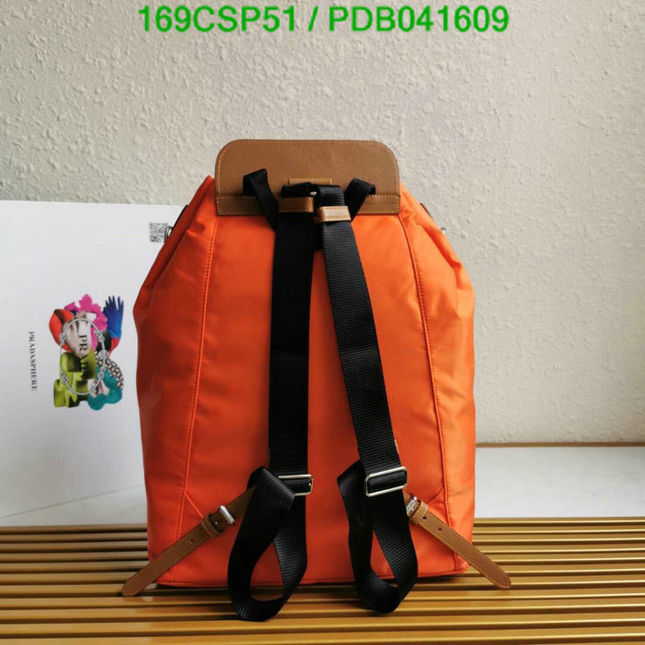 Prada Bag-(Mirror)-Backpack-,Code: PDB041609,$: 169USD