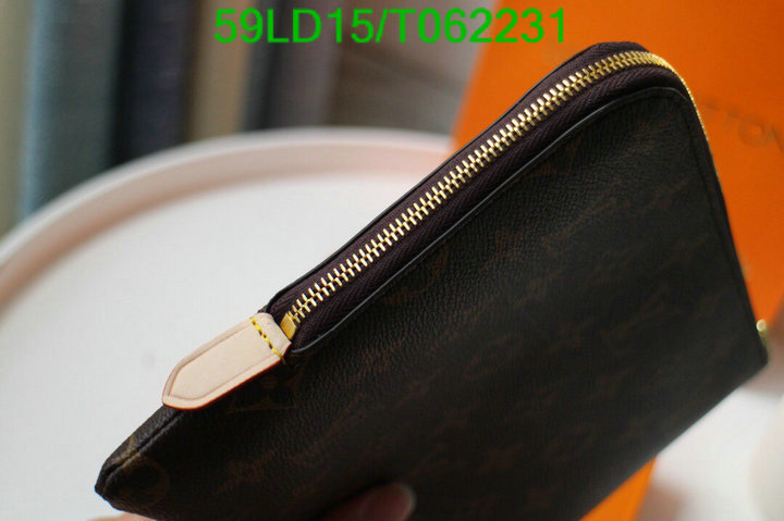 LV Bags-(Mirror)-Wallet-,Code: T062231,$: 59USD