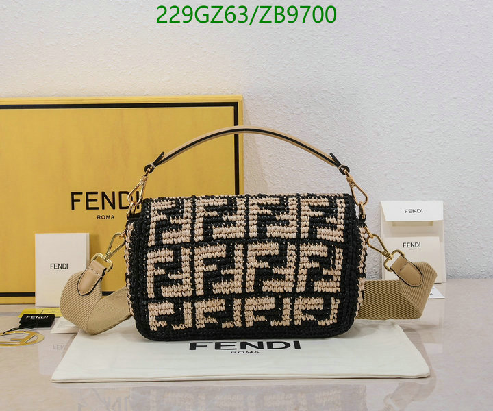 Fendi Bag-(Mirror)-Baguette,Code: ZB9700,$: 229USD