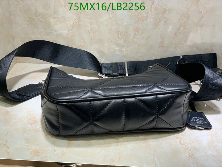 Prada Bag-(4A)-Re-Edition 2005,Code: LB2256,$: 75USD