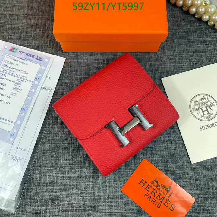 Hermes Bag-(4A)-Wallet-,Code: YT5997,$: 59USD