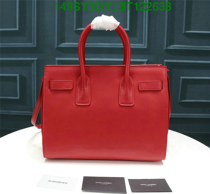 YSL Bag-(4A)-Handbag-,Code: YLBT122638,