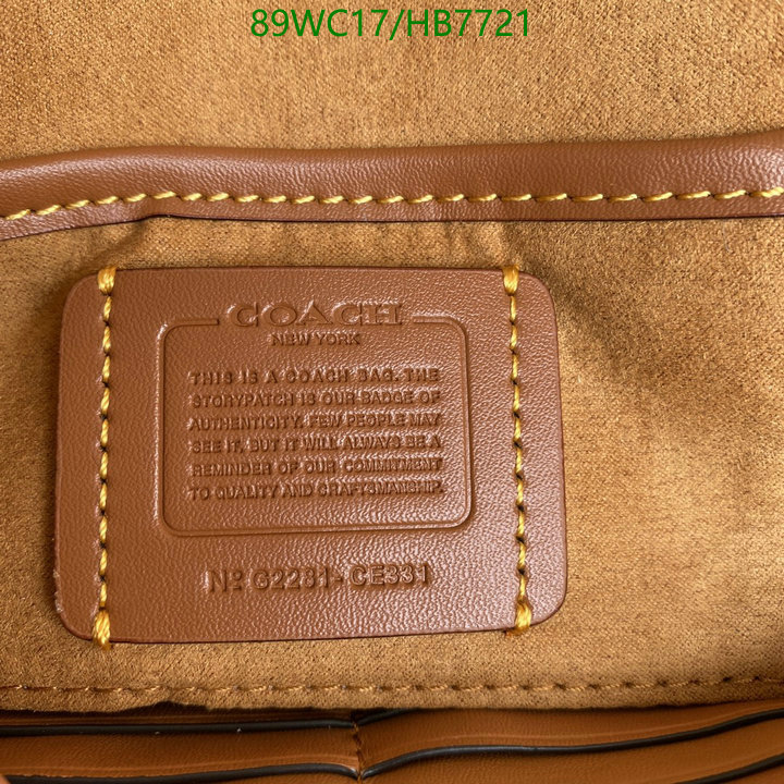 Coach Bag-(4A)-Diagonal-,Code: HB7721,$: 89USD