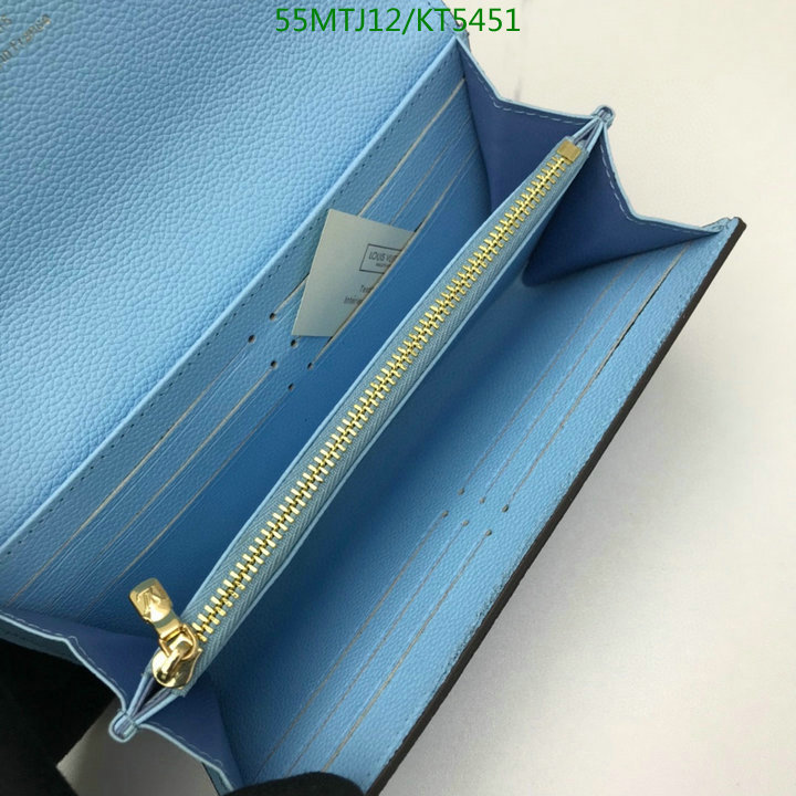 LV Bags-(4A)-Wallet-,Code: KT5451,$: 55USD