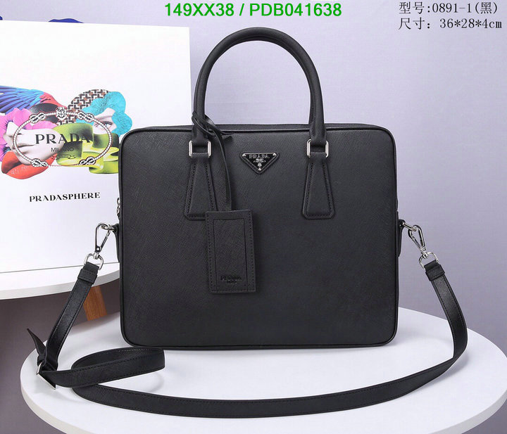 Prada Bag-(Mirror)-Handbag-,Code: PDB041638,$: 149USD