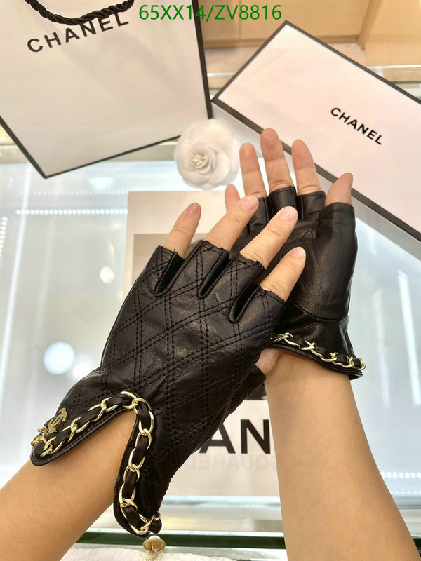 Gloves-Chanel, Code: ZV8816,$: 65USD