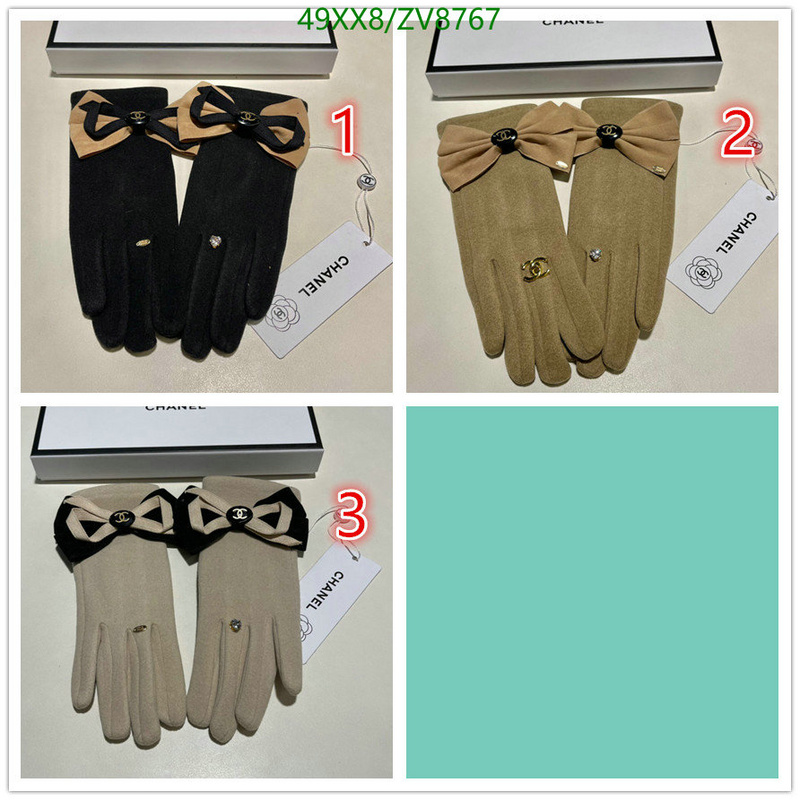 Gloves-Chanel, Code: ZV8767,$: 49USD