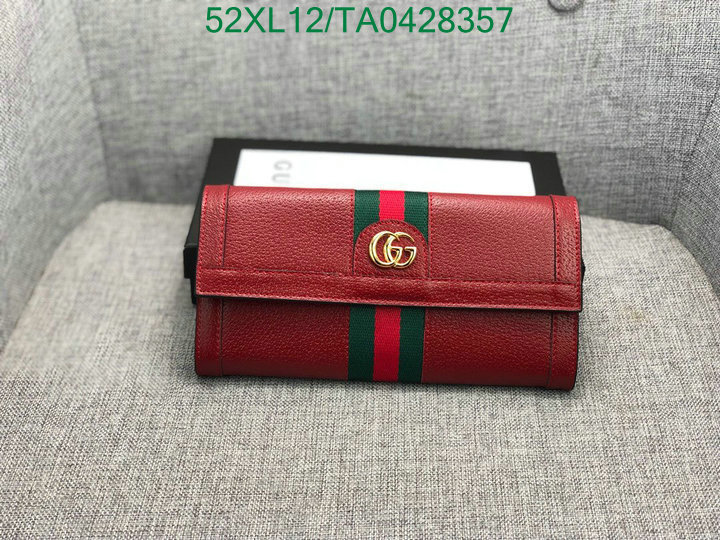 Gucci Bag-(4A)-Wallet-,Code:TA0428357,$: 52USD