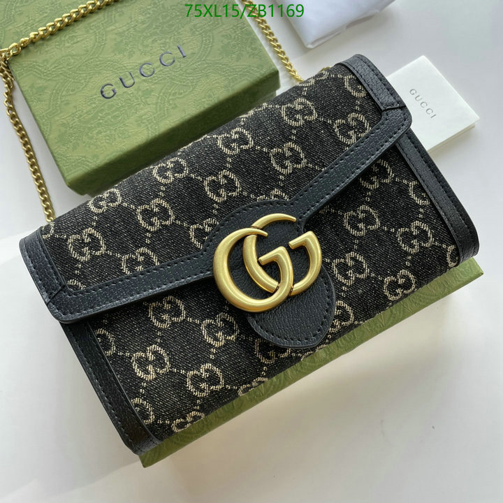 Gucci Bag-(4A)-Marmont,Code: ZB1169,$: 75USD