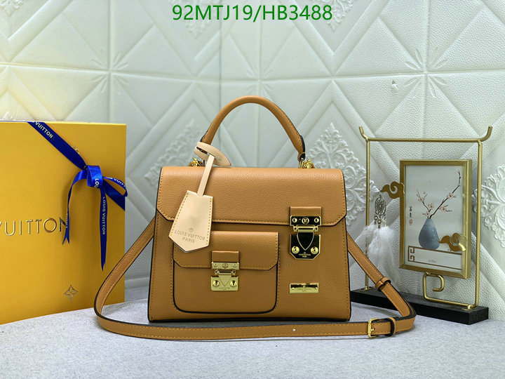 LV Bags-(4A)-Handbag Collection-,Code: HB3488,$: 92USD