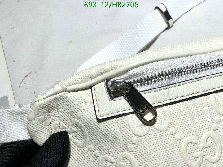 Gucci Bag-(4A)-Belt Bag-Chest Bag--,Code: HB2706,$: 69USD