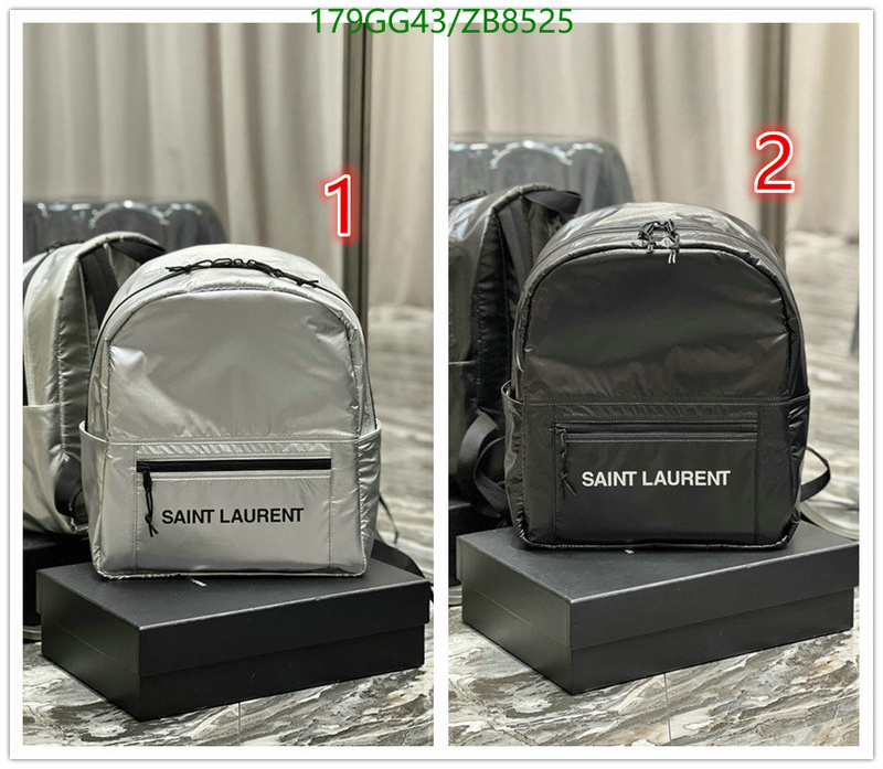 YSL Bag-(Mirror)-Backpack-,Code: ZB8525,$: 179USD